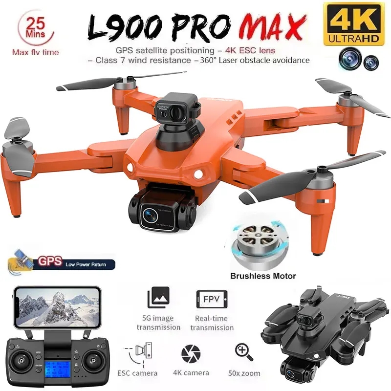 Drone Rc Gps - L900 Pro MAX GPS Drone 4K