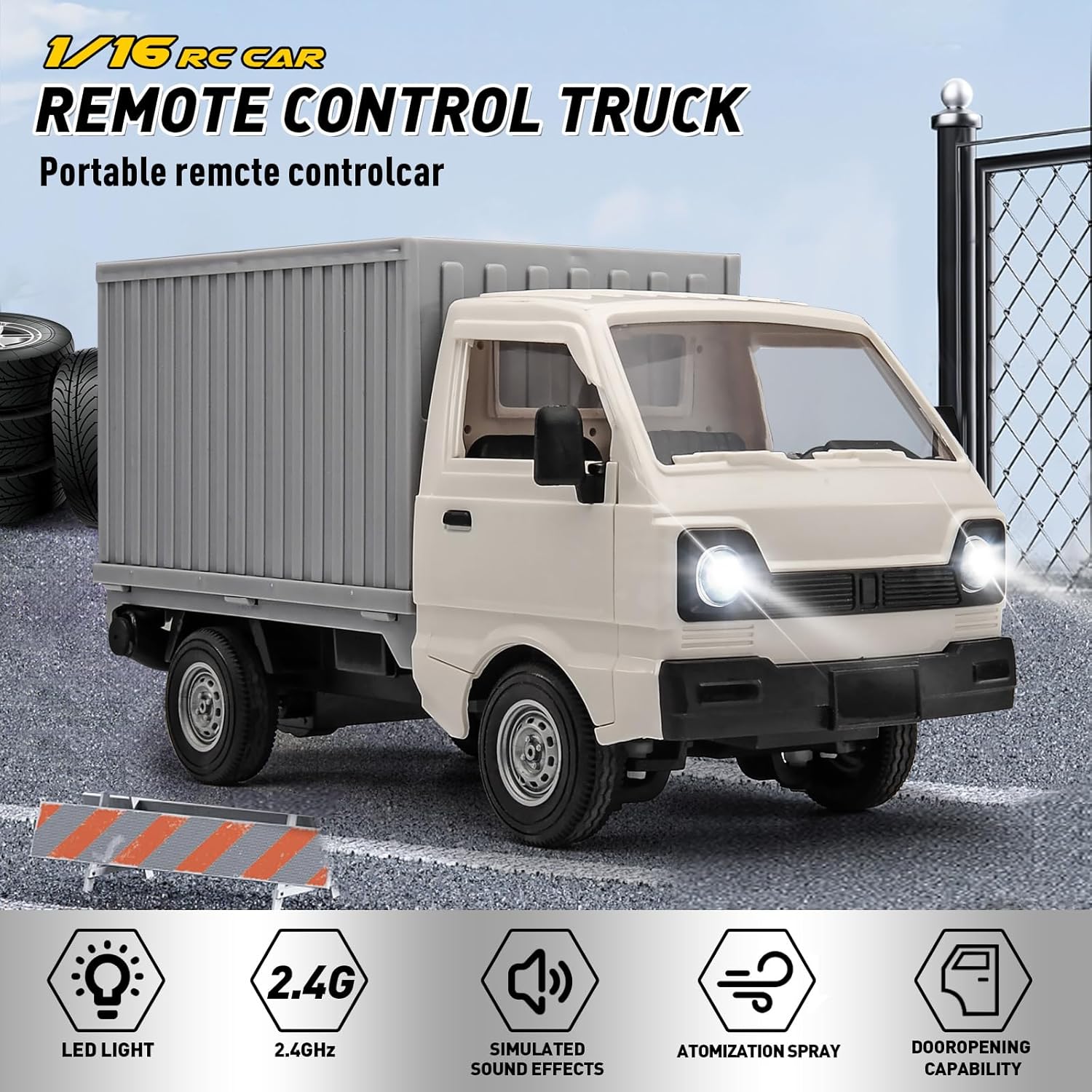 Drone Lidi Rc - KF21 RC Truck 1:16 2.4GHZ RC