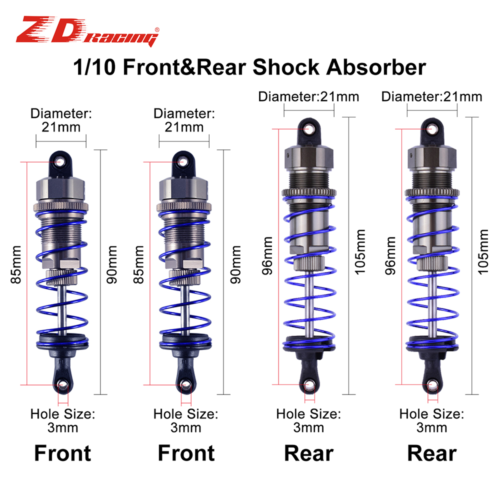 Rc Suspension Arm - 2Pcs ZD Racing 105mm Front Raer