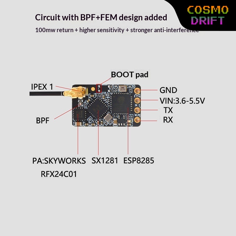 Drone Rc Board - Hot BAYCK Expresslrs Elrs Receiver 2