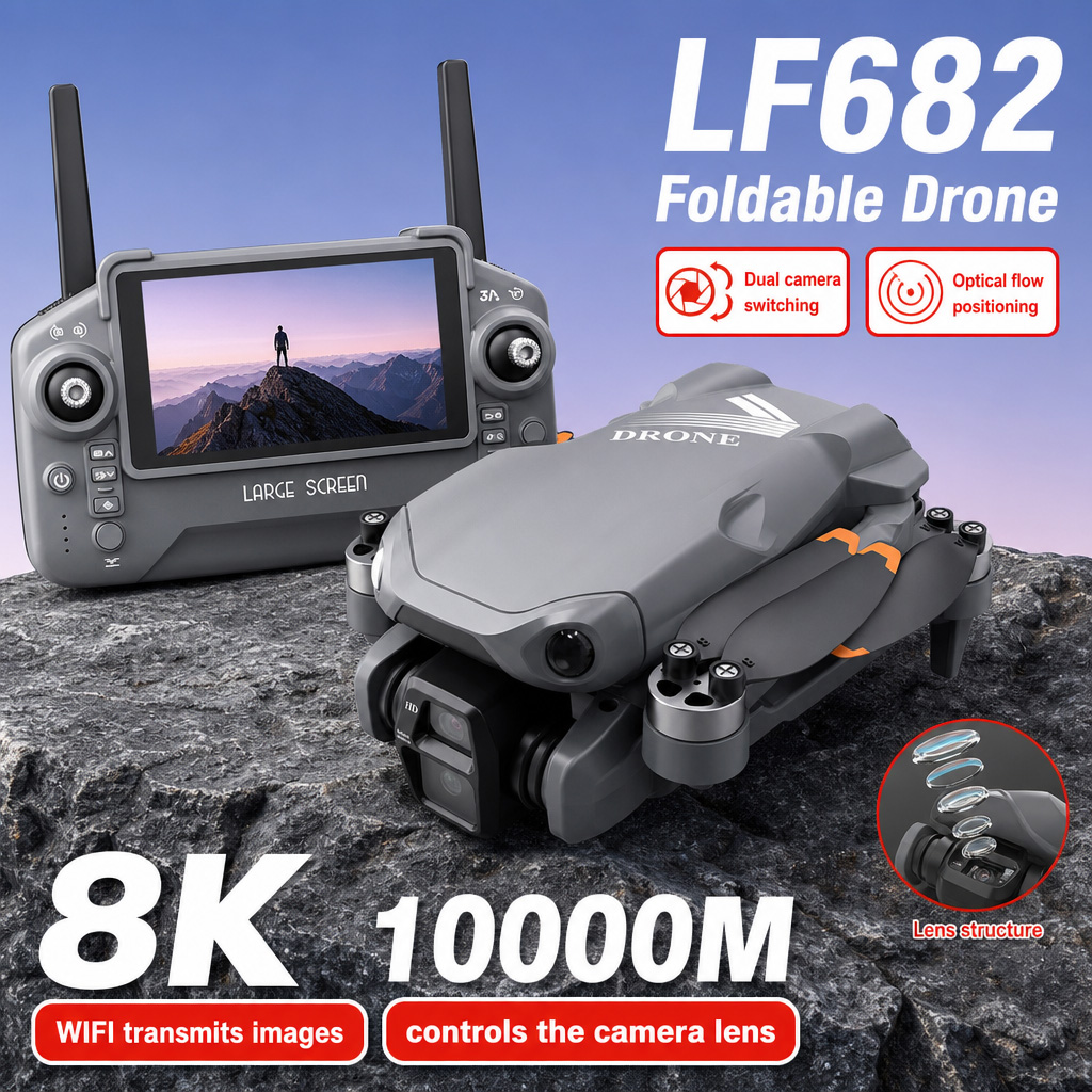 Drone Rc Gps - Aerial Photo LF682 Drone 8K HD