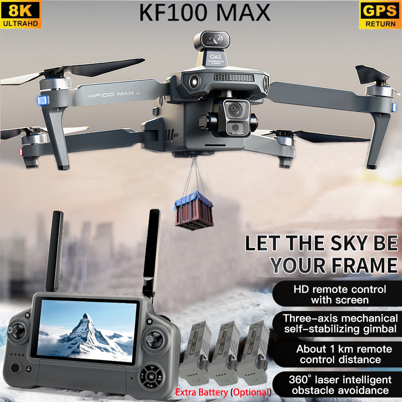 Drone Rc Gps - KF100 MAX GPS Drone 4K Camera