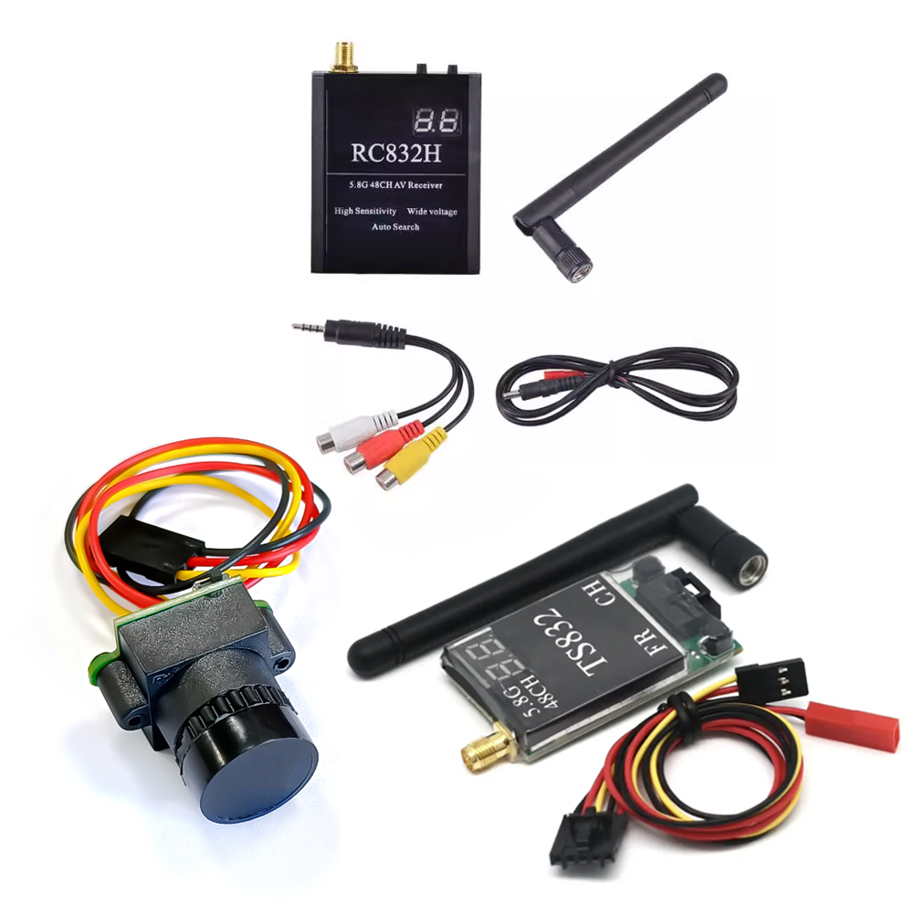 Fpv Antenna Receiver - TS832 Receiver +RC832 +1000TVL camera 48CH