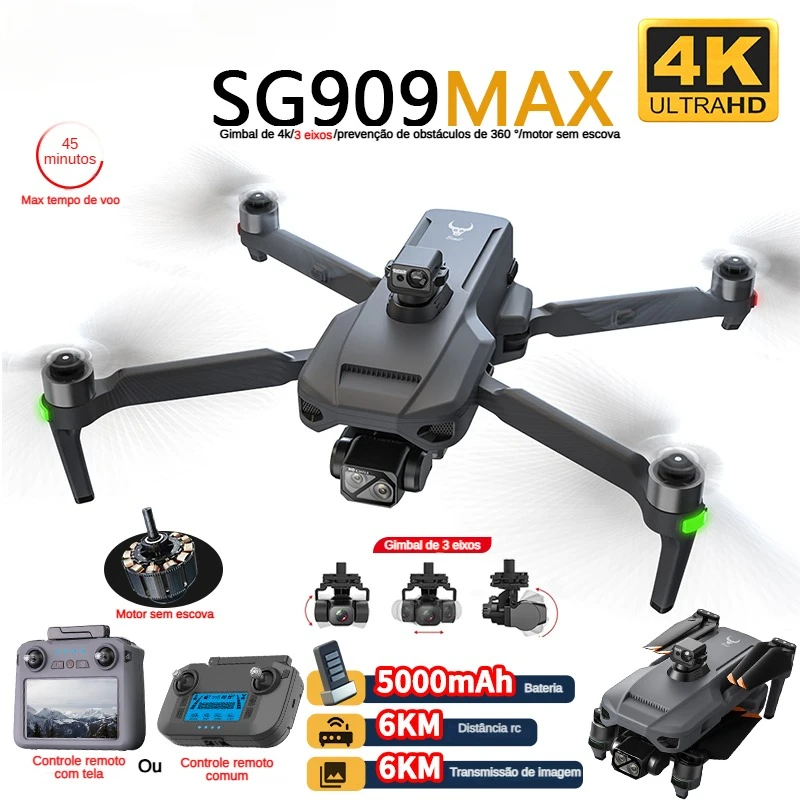 Drone Rc App - ZLL SG909 SG909MAX Professional Drone With