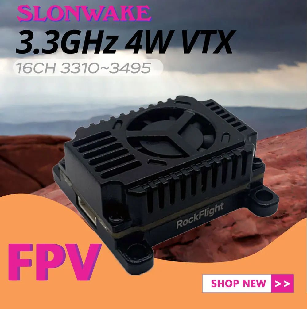 SLONWAKE FPV 3.3G 16CH 4000mW  - đánh giá và giá Fpv Antenna Receiver