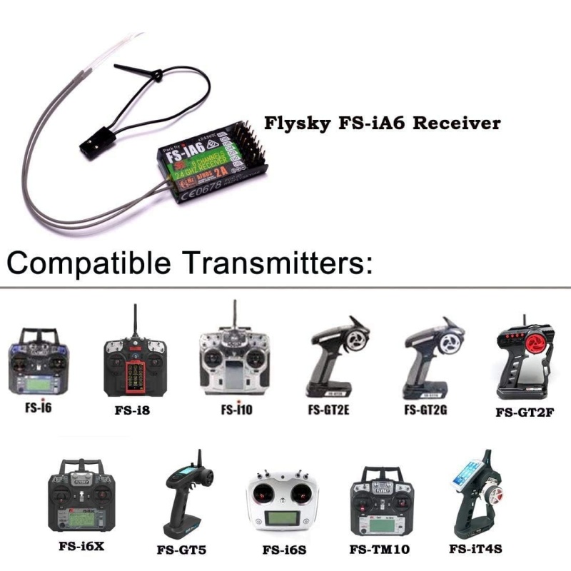 Flysky FS-IA6 Receiver 6CH Dua - đánh giá và giá Fpv Antenna Receiver