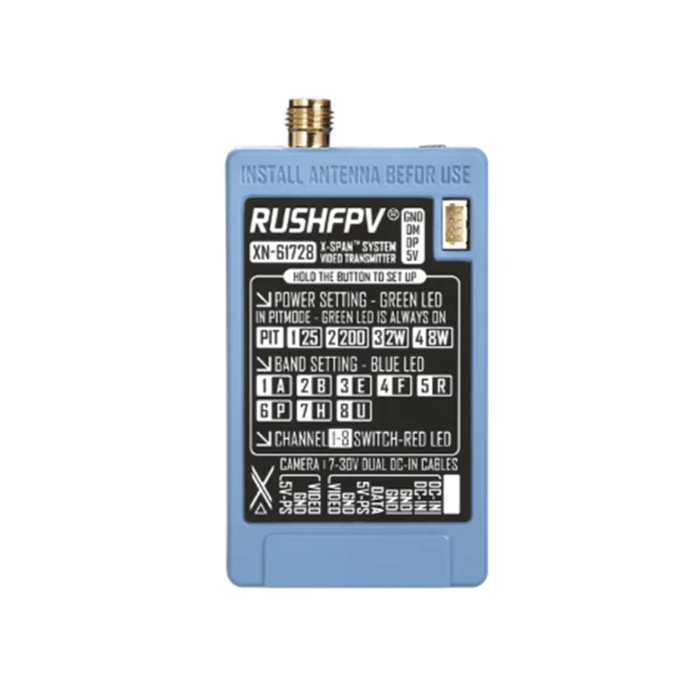 RUSHFPV 6.1‑7.2G 8W X61728 VTX - đánh giá và giá Fpv Antenna Receiver