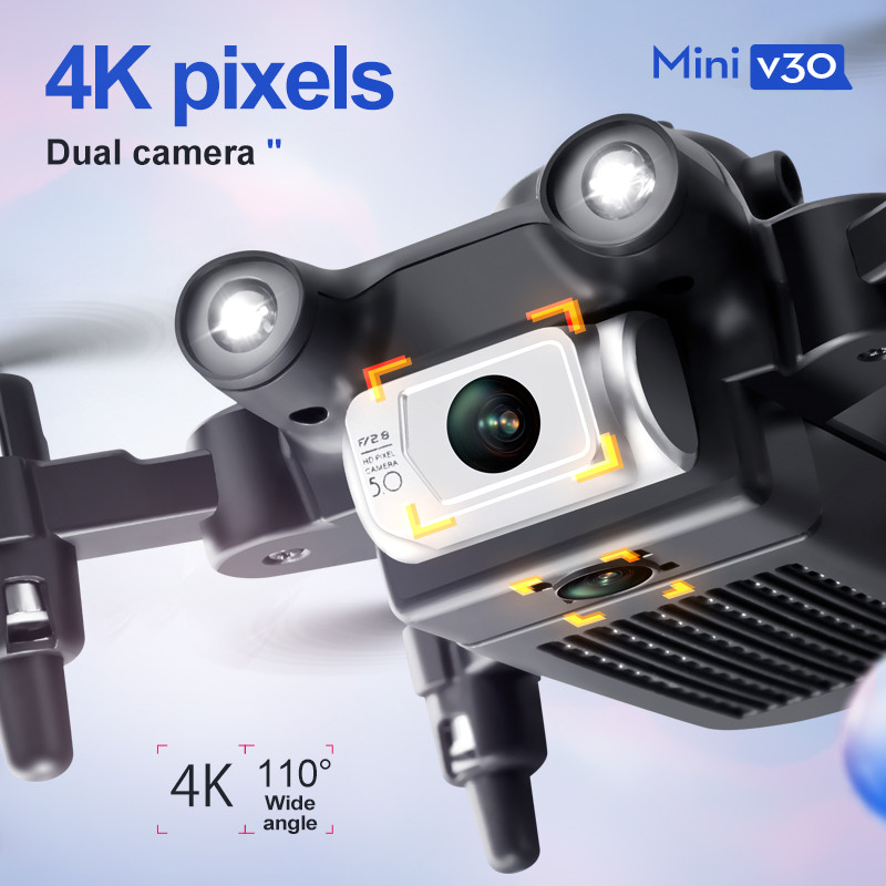 Mini V30 WiFi FPV Drone With 4 - đánh giá và giá Drone Rc Harness