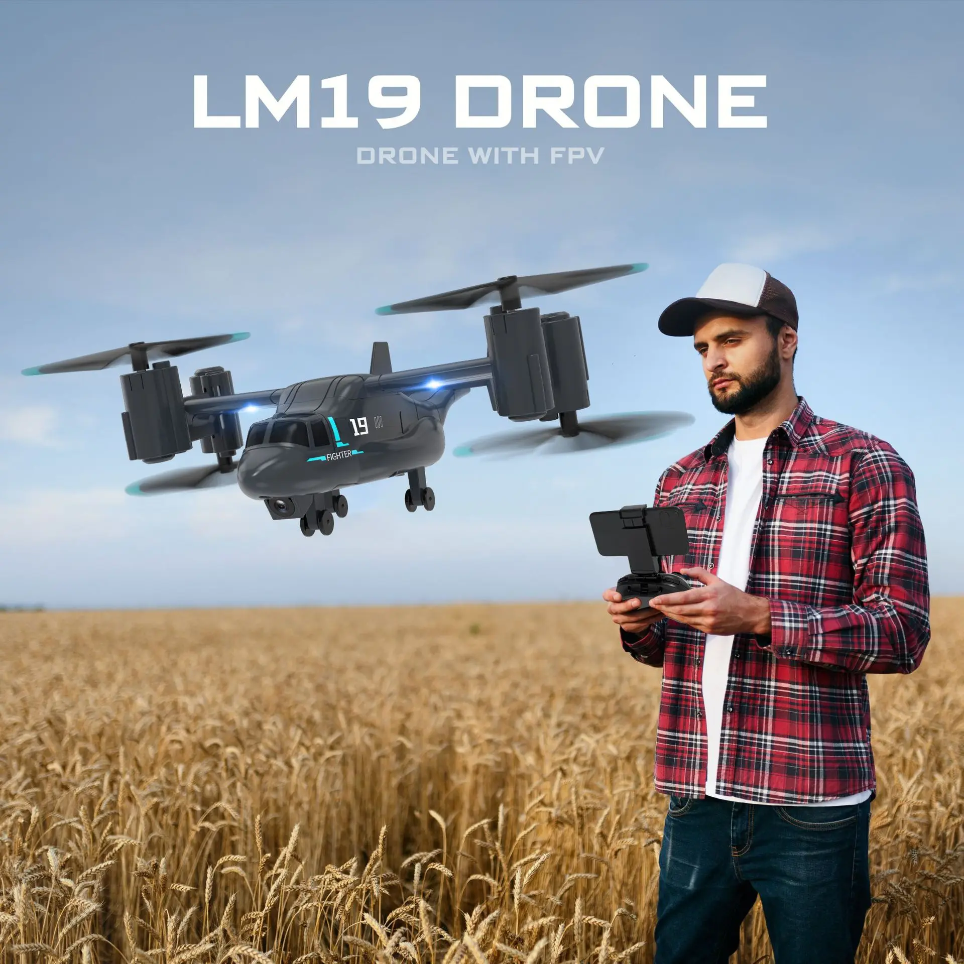 LM19 Remote Control Helicopter - đánh giá và giá Drone Rc Land