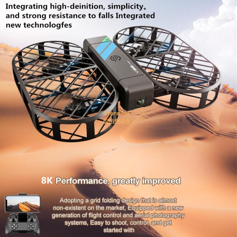 8K HD Camera 360° Protection O - đánh giá và giá Drone Rc App