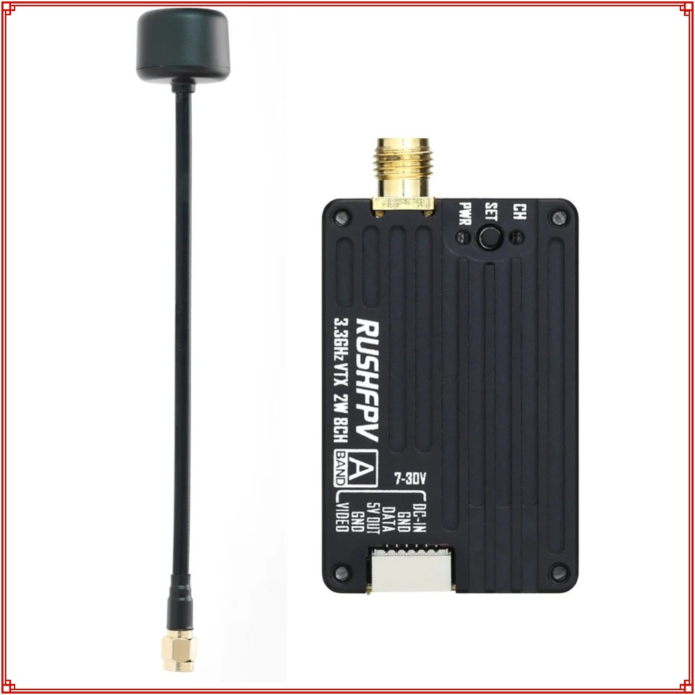 2026 New RUSHFPV 3.3G 2W VTX T - đánh giá và giá Fpv Antenna Receiver