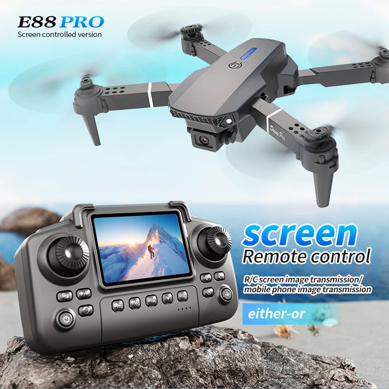 Professional E88 PRO Drone wit - đánh giá và giá Drone Rc Harness