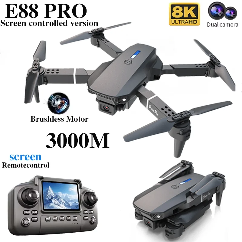 Professional E88 PRO Drone wit - đánh giá và giá Drone Rc Harness