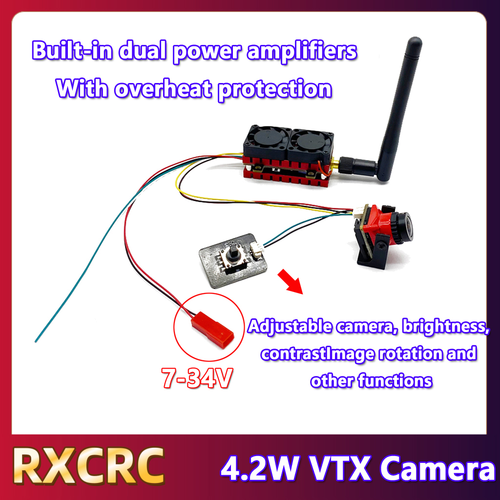 RXCRC 5.8G 48CH 4.2W High Powe - đánh giá và giá Drone Rc With Camera