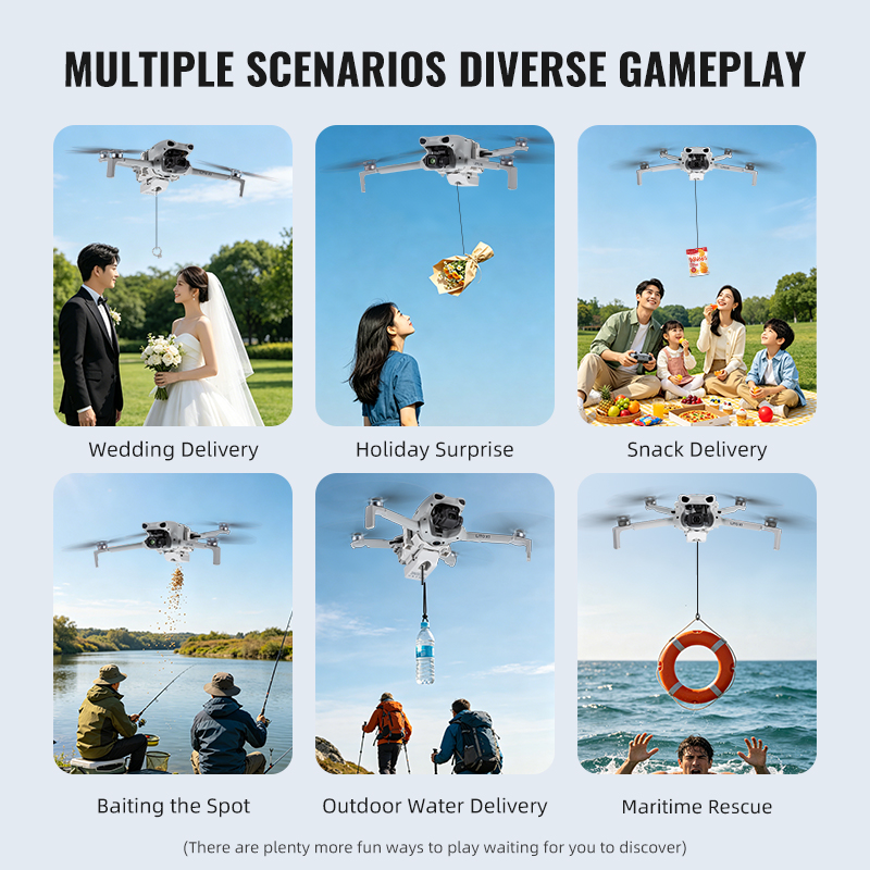 12KM Airdrop System For DJI Li - đánh giá và giá Drone Dji Rc N1