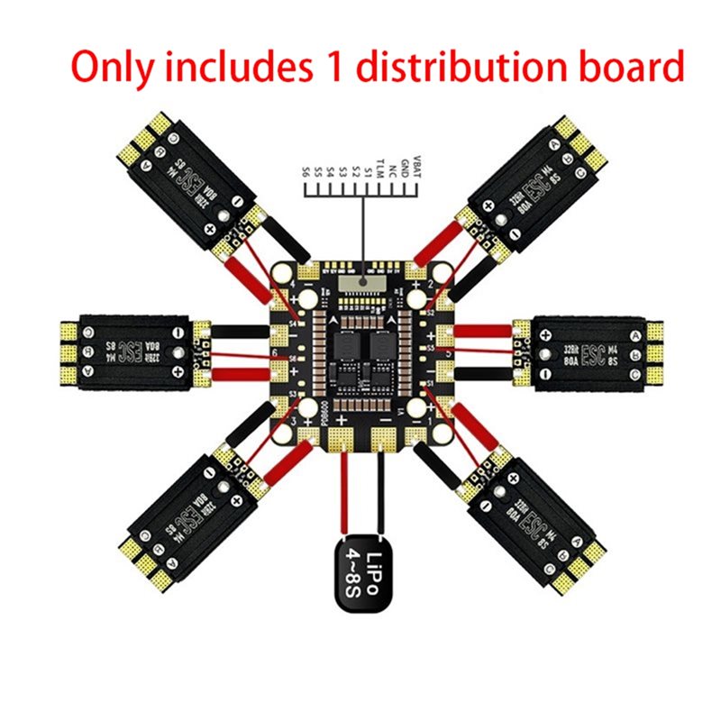 【CYBER MONDAY】1 Pc PDB600A 8S  - đánh giá và giá Drone Rc Board