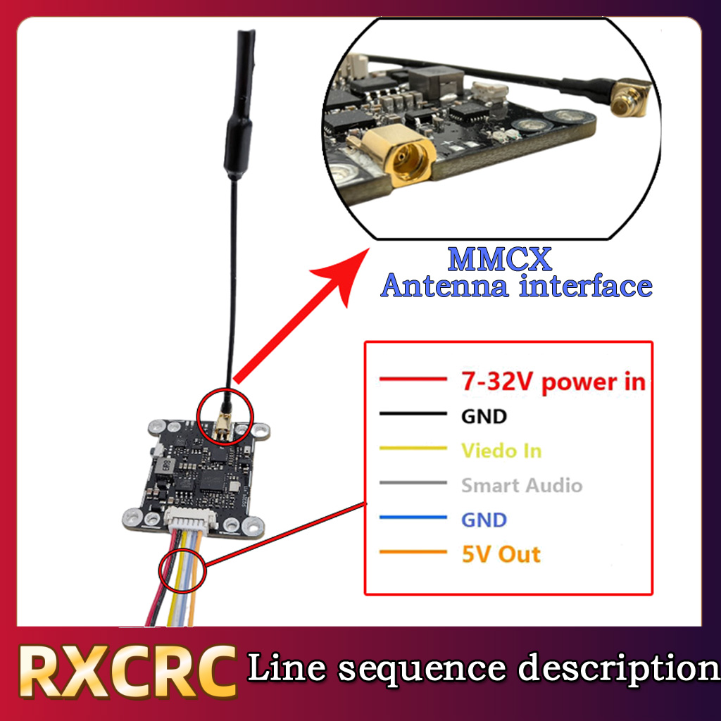 RXCRC 5.8G Module 48CH 1.6W VT - đánh giá và giá Drone Rc With Camera