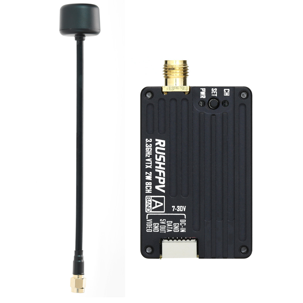RUSHFPV 3.3G 2W VTX Transmitte - đánh giá và giá Fpv Antenna Receiver