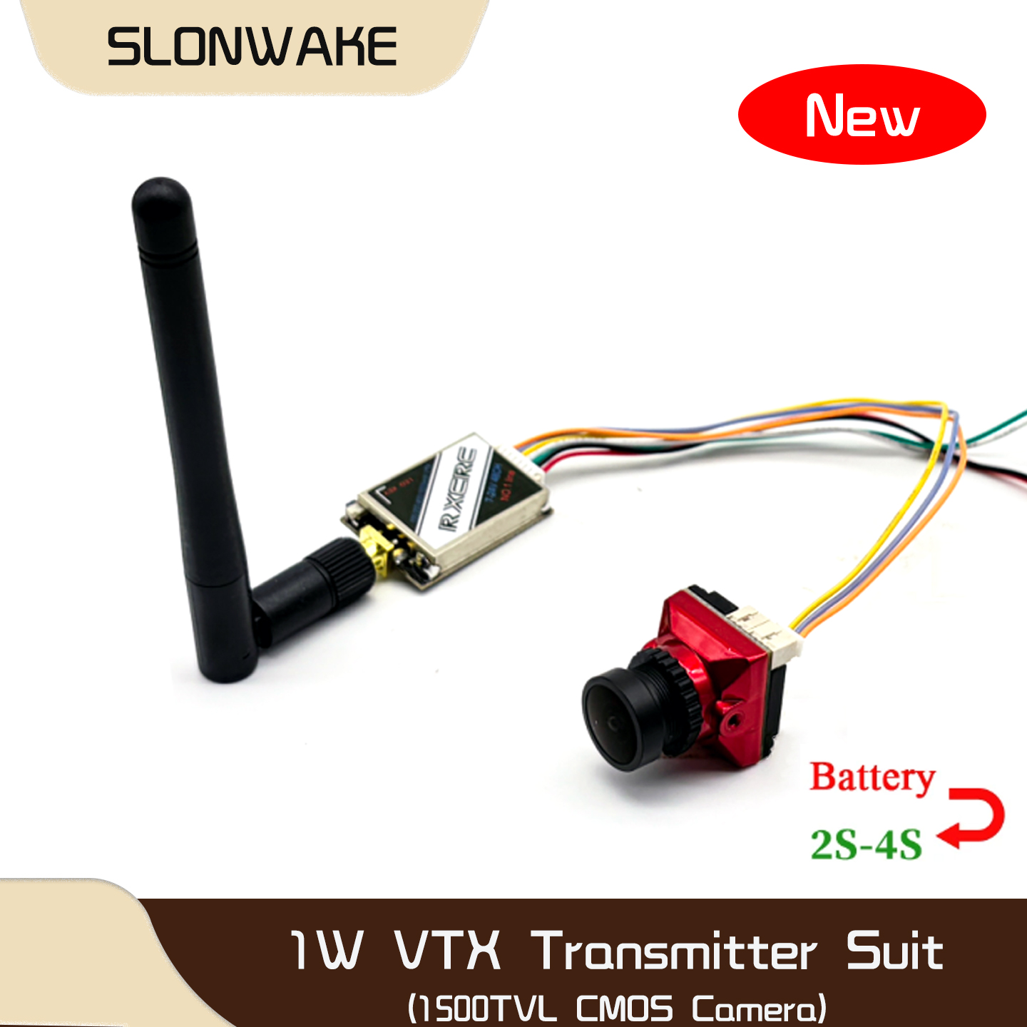 SLONWAKE  5.8G 48CH 1W VTX 100 - đánh giá và giá Drone Rc With Camera