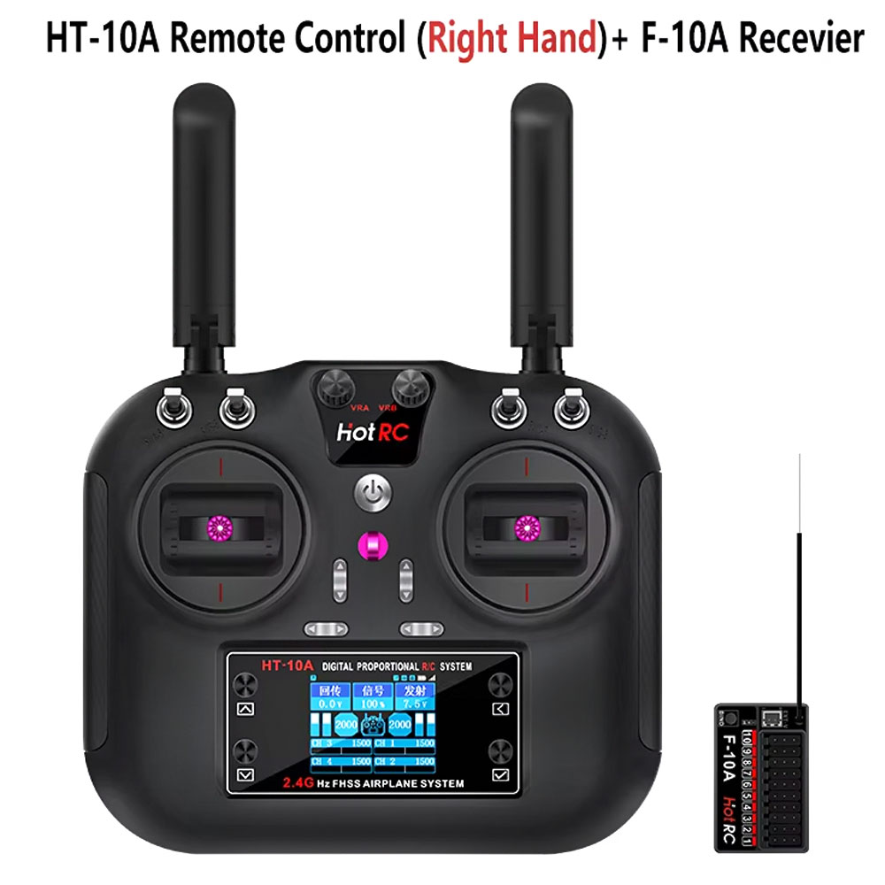 Hotrc HT-10A 2.4G 10CH Transmi - đánh giá và giá Drone And Car