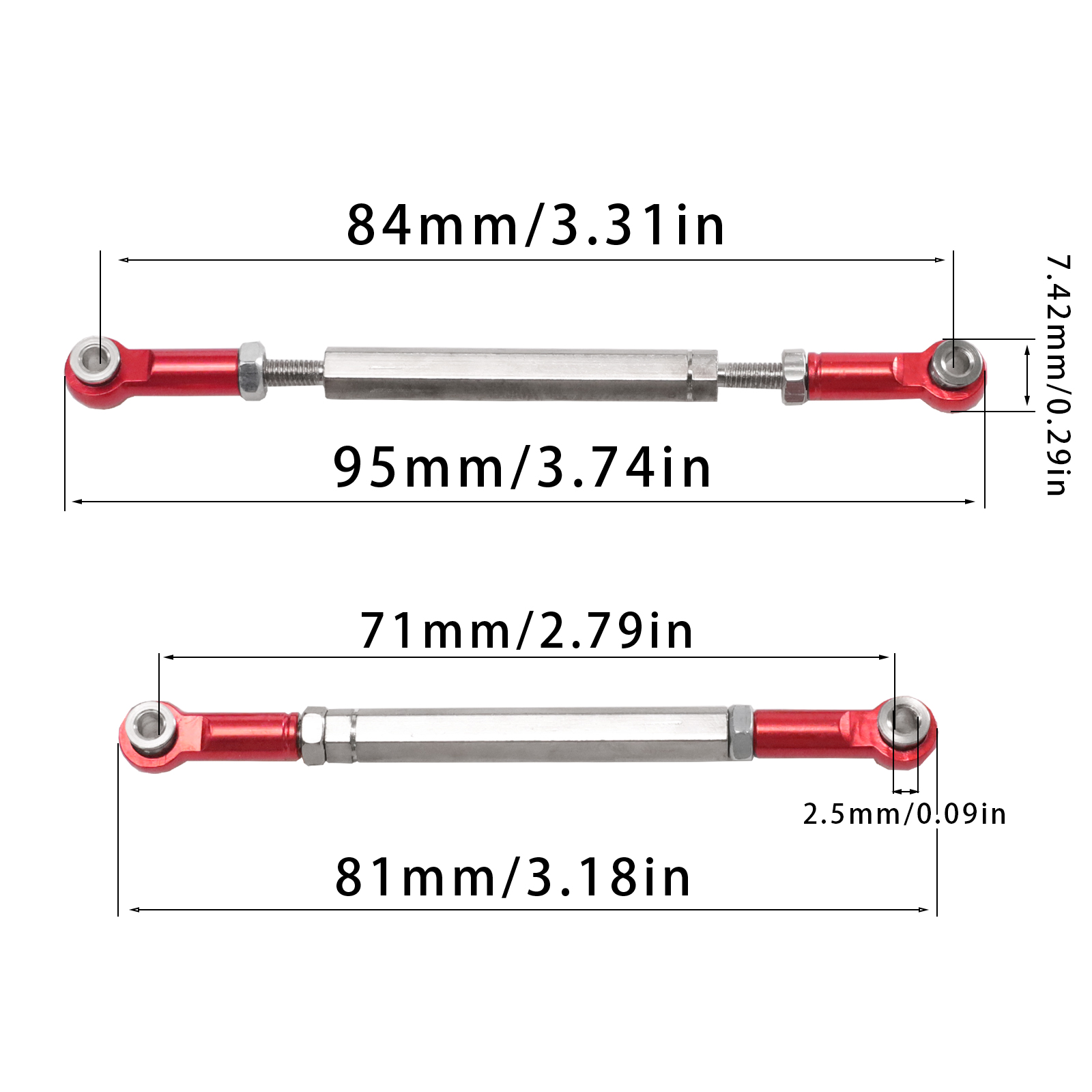 MN128 Suspension Tuning Kit 1/ - đánh giá và giá Rc Suspension Arm