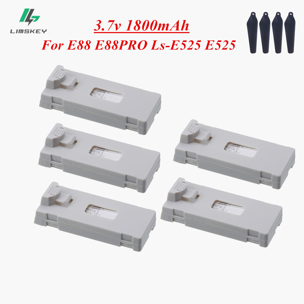 3.7V 1800mAh RC Drone Battery  - đánh giá và giá Drone Rc E99 Pro