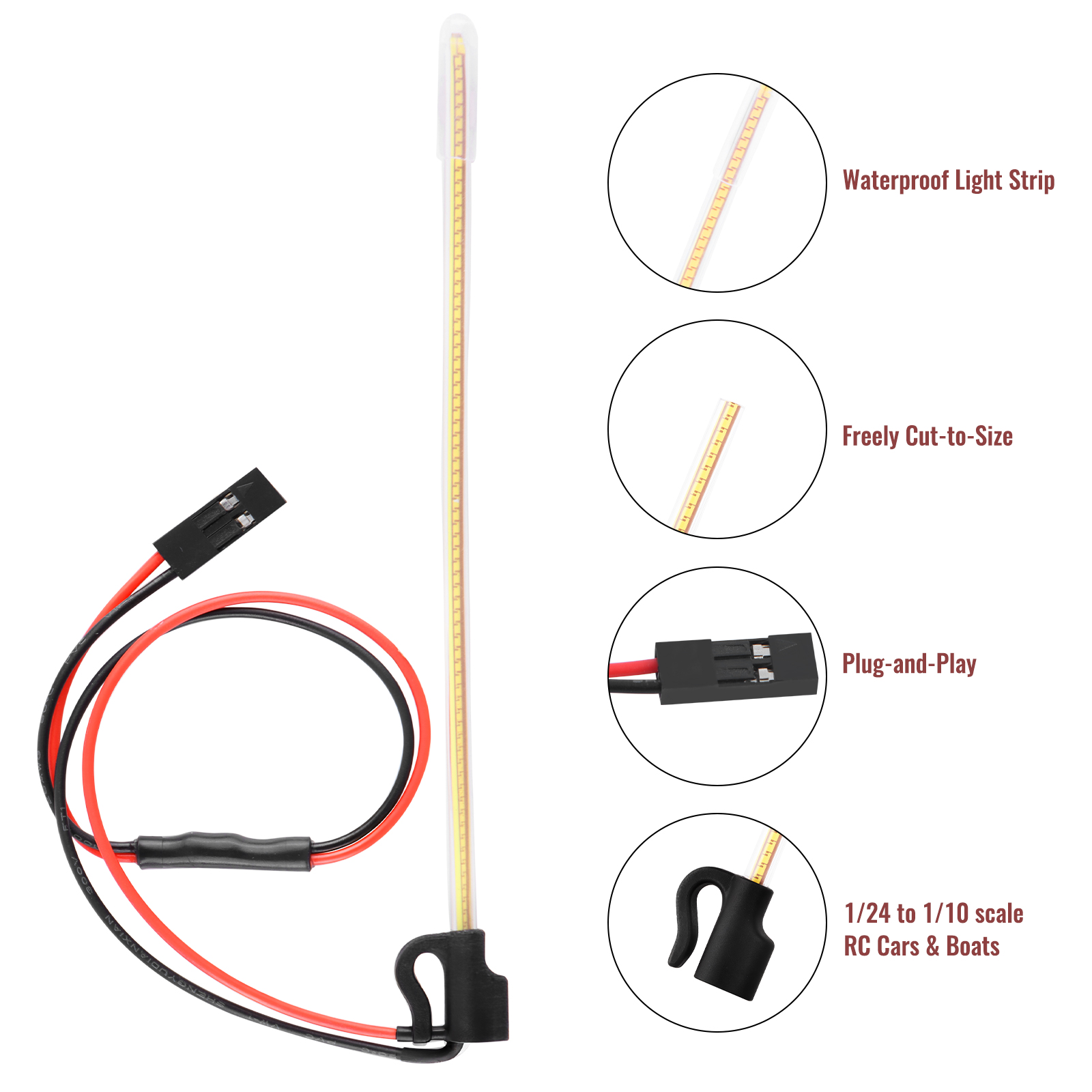 ModRax 2PCS LED RC Antenna Lig - đánh giá và giá Drone Lidi Rc