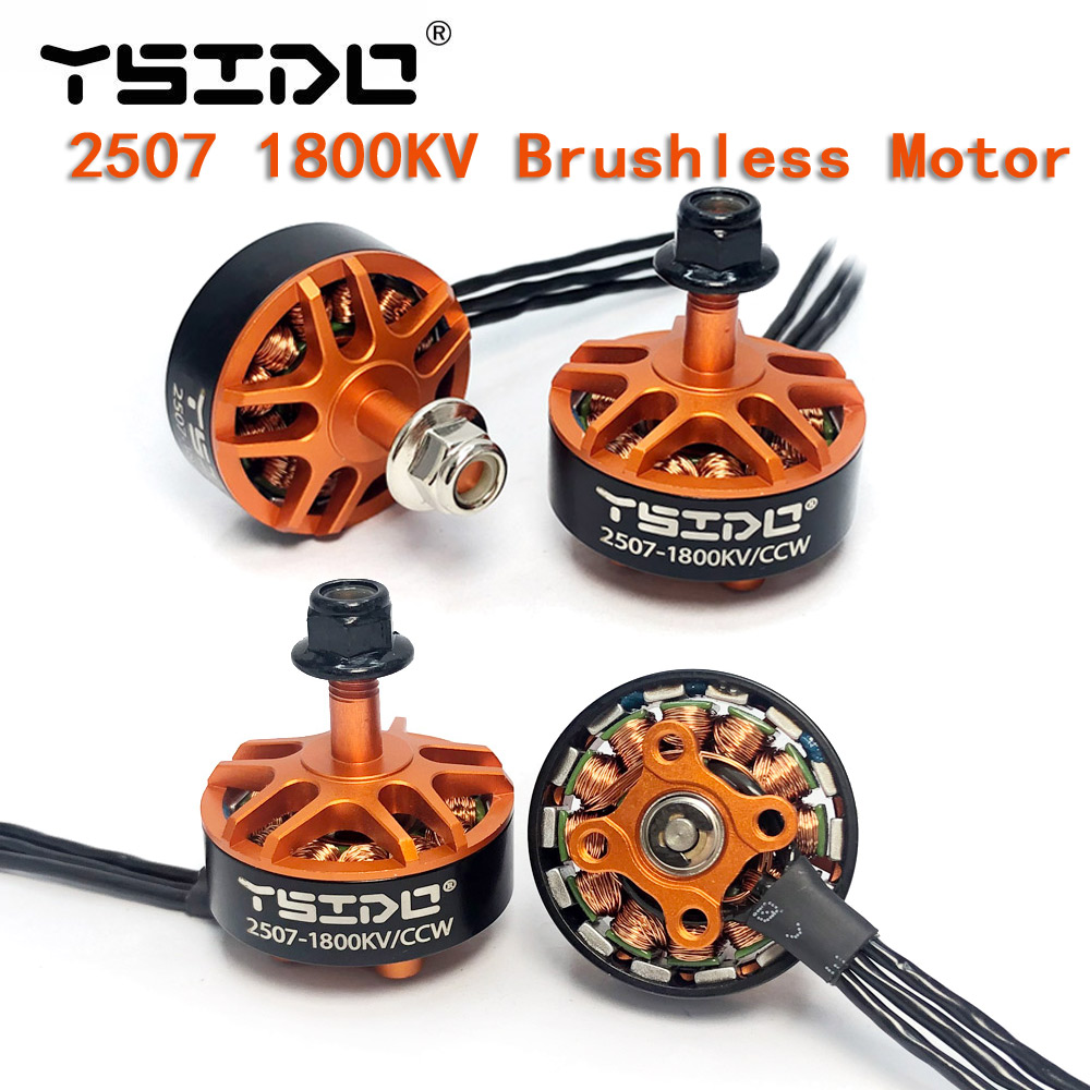 YSIDO 2507 1800KV 3-6S Brushle - đánh giá và giá Drone Frame 5 Inch