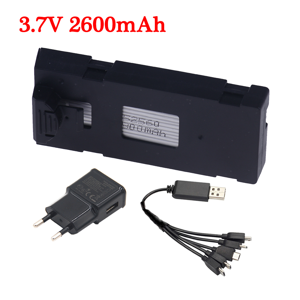 Upgrade Capacity 2600mAh 3.7V  - đánh giá và giá Drone Rc E99 Pro