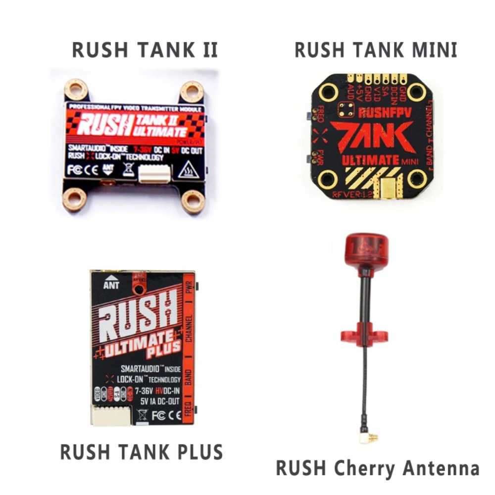 RUSH TANK Ultimate II/Mini/ PL - đánh giá và giá Fpv Antenna Receiver