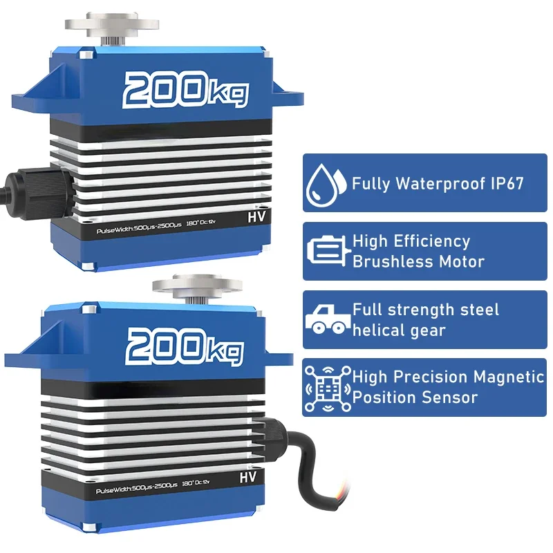 200KG Brushless Servo 12V-16.8 - đánh giá và giá Drone And Car