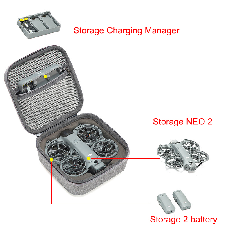 Carrying Shockproof Case for D - đánh giá và giá Drone Neo Rc