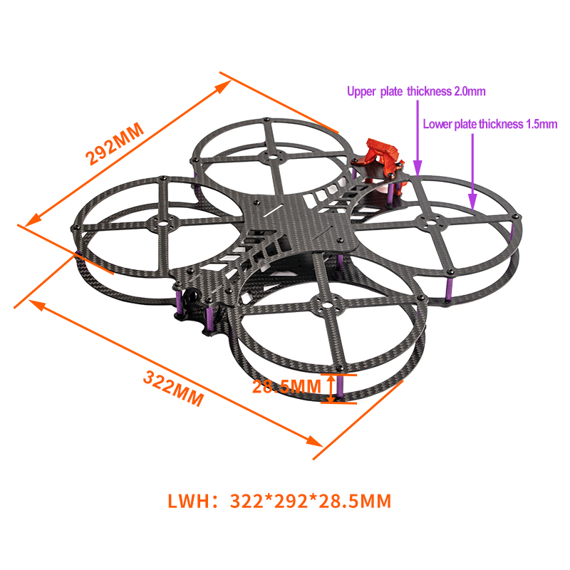 NEW 5 inch AOS Cine O5 EVO V1. - đánh giá và giá Drone Frame 5 Inch